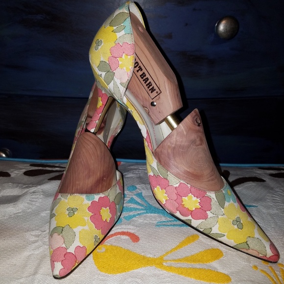 Anne Klein floral pumps size 8.5 - Picture 1 of 6
